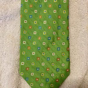 Church's Green and Multicolor Silk Tie